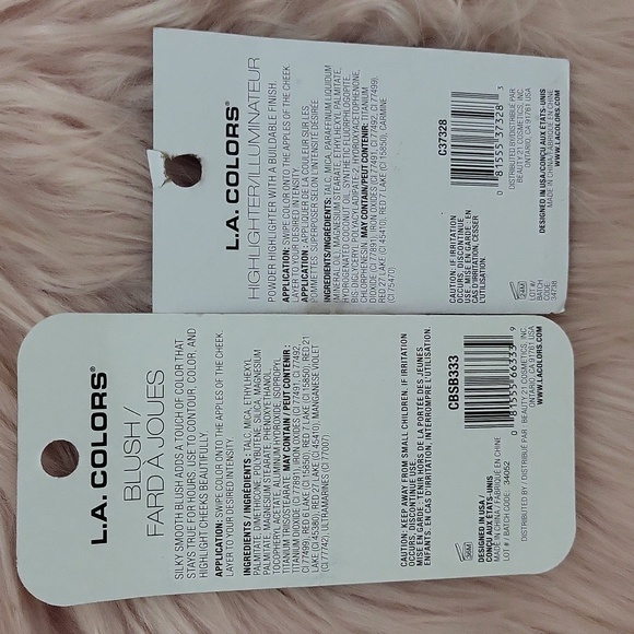 New Listing!! Brand New L.A.COLORS POWDER BLUSH & JUST VIBIN HIGHLIGHTER 2CT - Picture 2 of 4